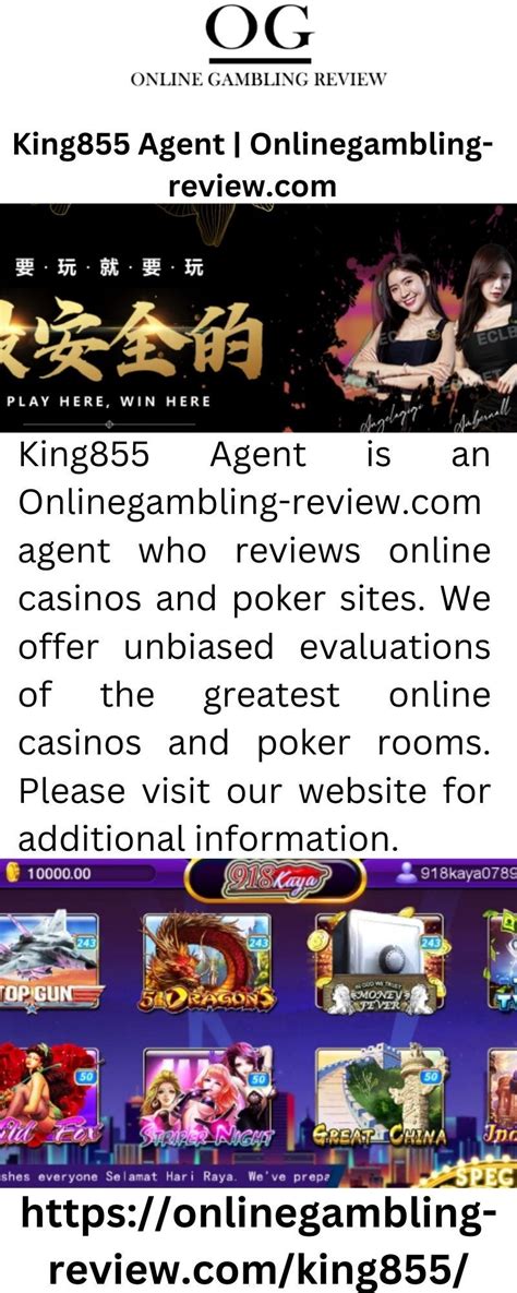 king855 agent|KING855 ONLINE CASINO SINGAPORE BETTING .